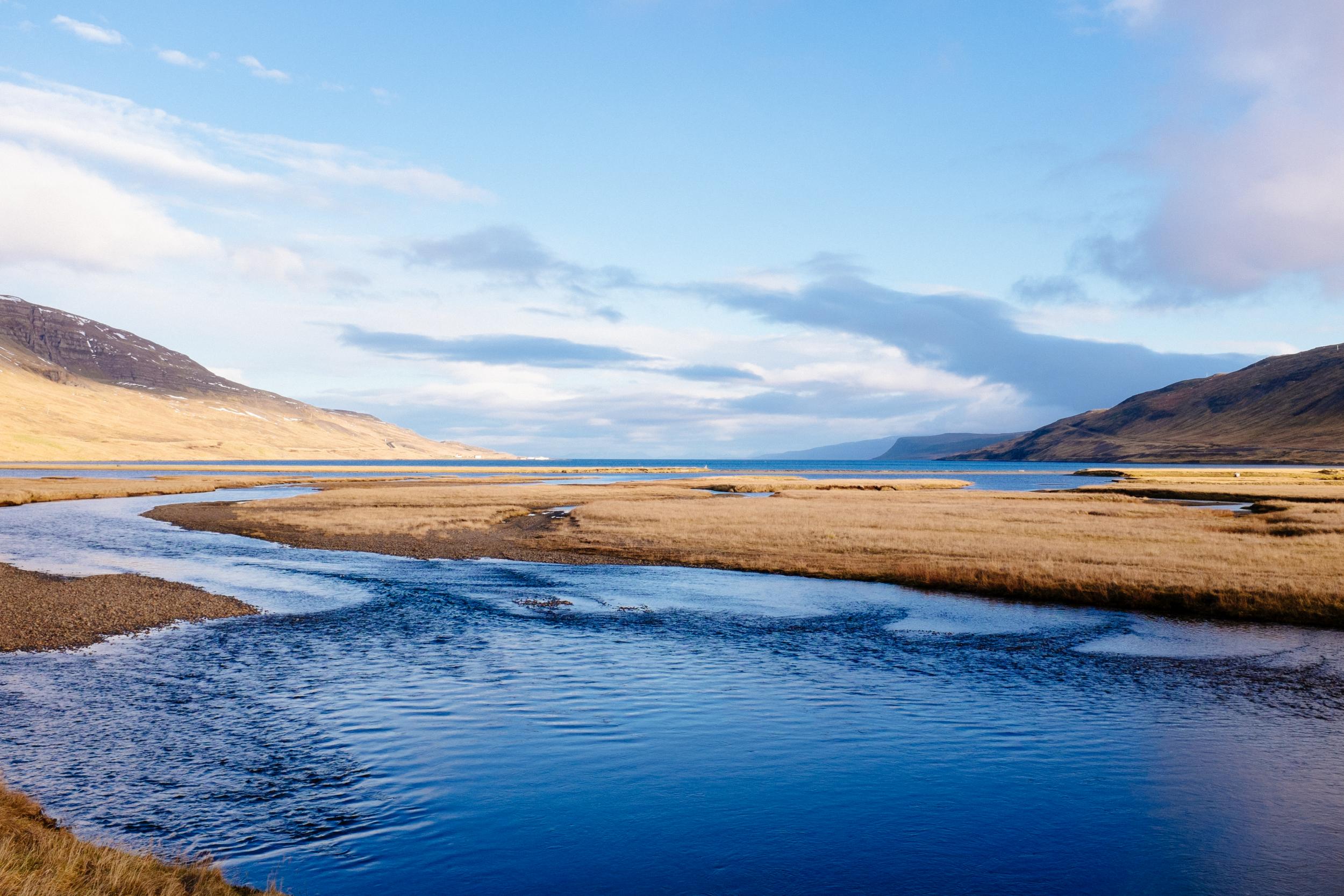 scenic-view-river-beach-against-sky